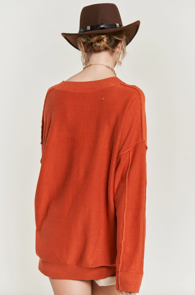 Arden Sweater -- Orange