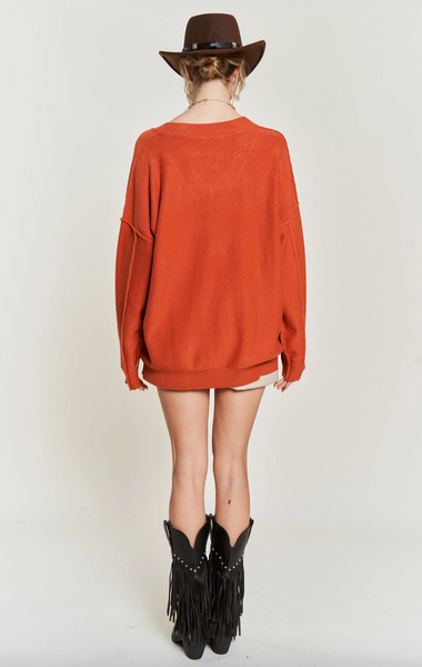 Arden Sweater -- Orange