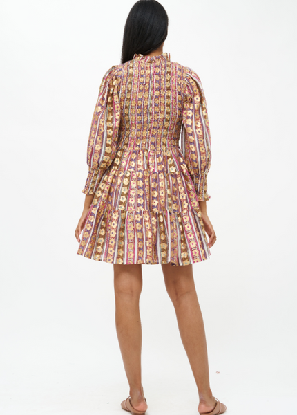 Sonya Dress -- Olive Petal