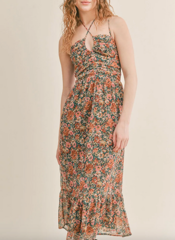 Vintage Academic Midi Dress