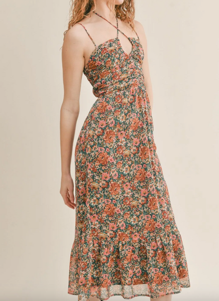 Vintage Academic Midi Dress