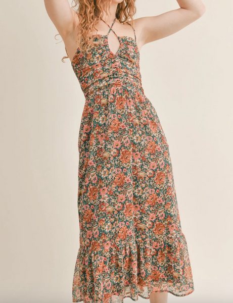 Vintage Academic Midi Dress