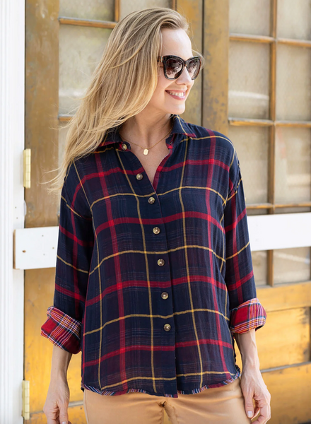 Reversible Plaid Shirt