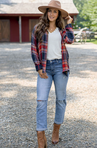 Reversible Plaid Shirt