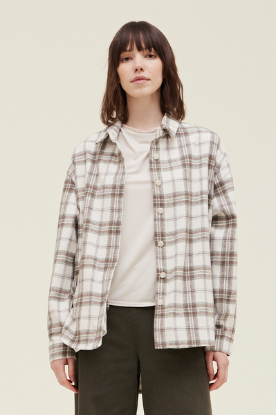 Kim Shirt Jacket -- Ivory