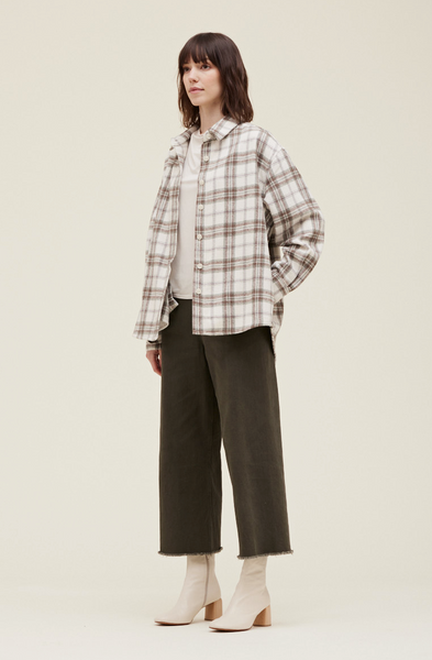Kim Shirt Jacket -- Ivory