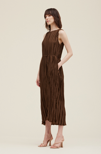 Madi Dress -- Acorn
