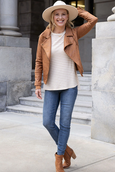 Long Sleeve Tunic --  Natural