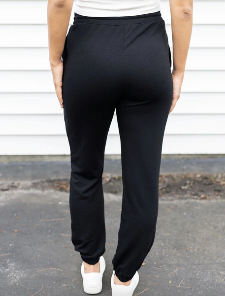 Soft Sweatpants -- Black