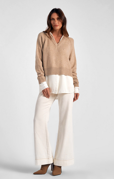Beatrice Sweater -- Taupe