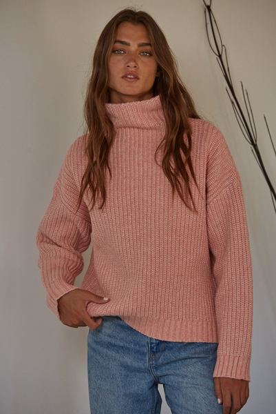 Sedona Sweater -- Rose Pink