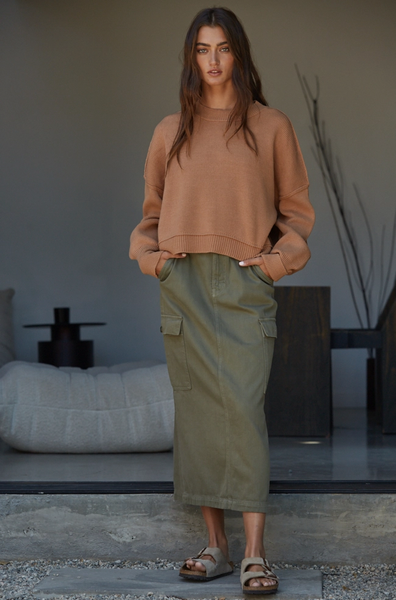 Leda Sweater -- Camel