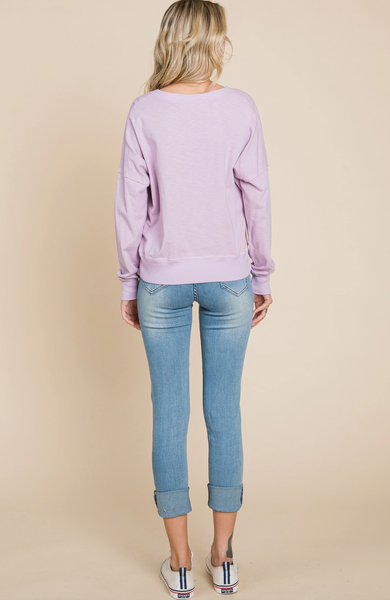 Miriam Top -- Lavender