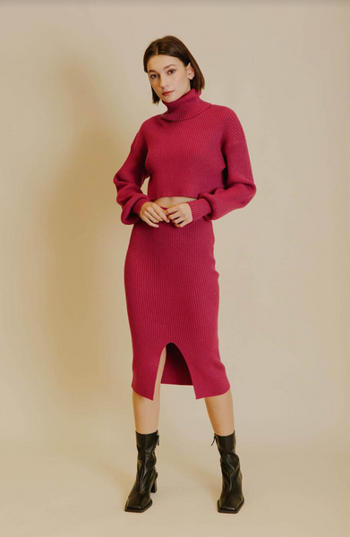 Leslie Skirt -- Magenta