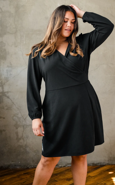 Lacy Dress -- Black