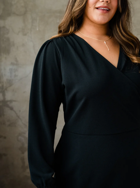 Lacy Dress -- Black