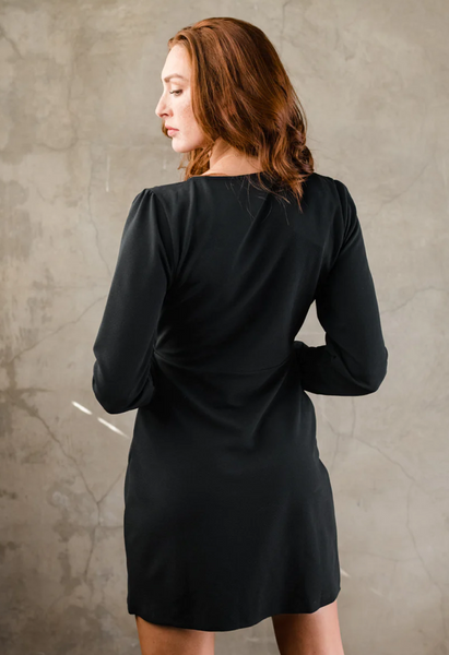Lacy Dress -- Black