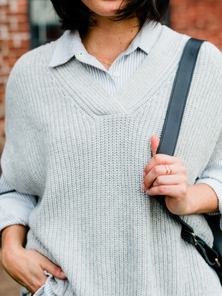 Ingrid Sweater Vest -- Gray