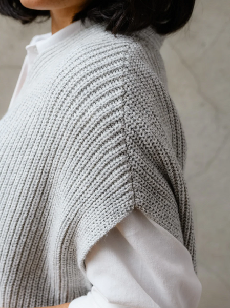Ingrid Sweater Vest -- Gray