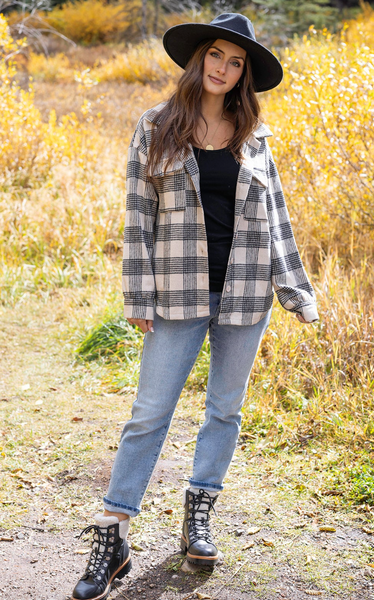 Flannel Plaid Shacket