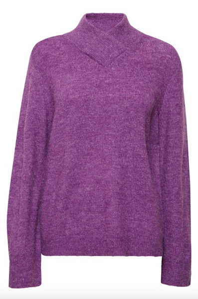 Elinor Sweater -- Grape