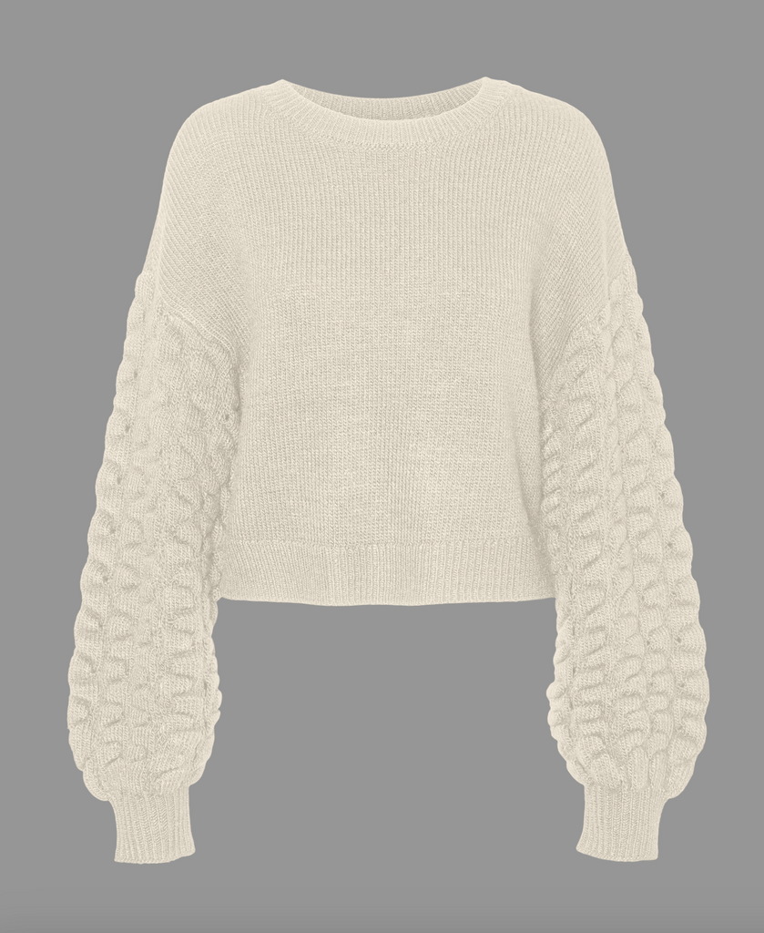 Bubbles Sweater -- Birch