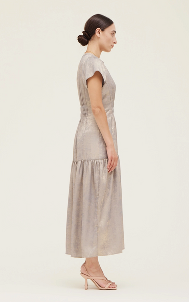 Lagoon Dress -- Gold Cloud