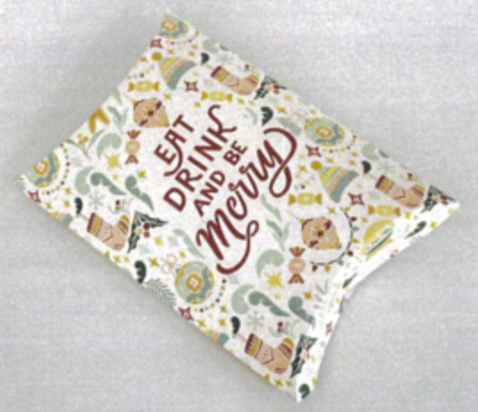 Handmade Printed Recycled Paper Gift Box #2