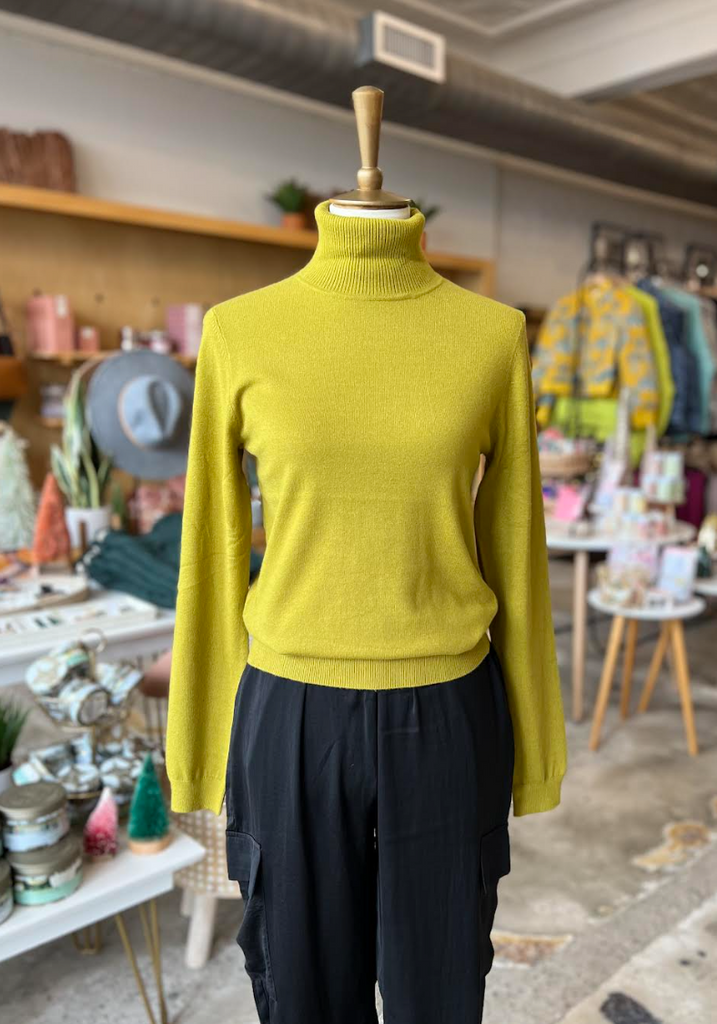 Elevate Turtleneck -- Avocado