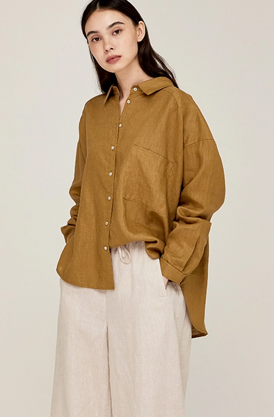 Riva Top -- Brown Olive