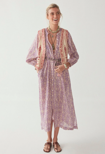 Casilda Dress -- Purple Rain