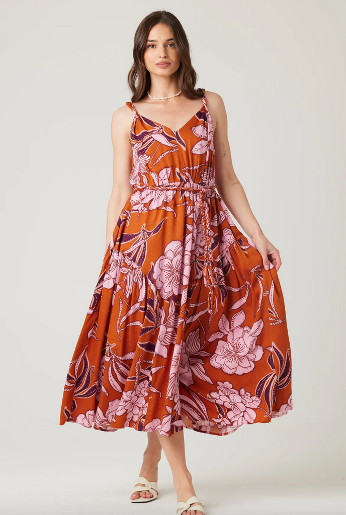 Aura Dress Umber The Flourish Market