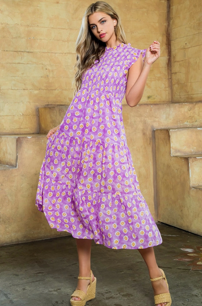 Nia Dress -- Purple