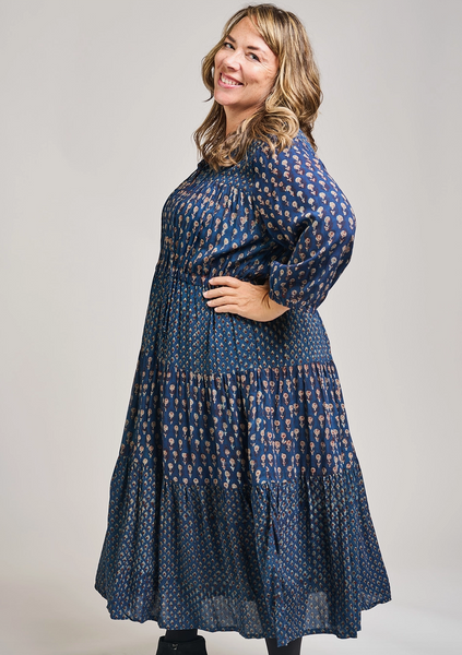 Adriana Dress -- Midnight Floral
