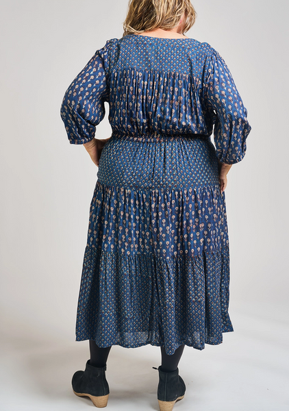 Adriana Dress -- Midnight Floral
