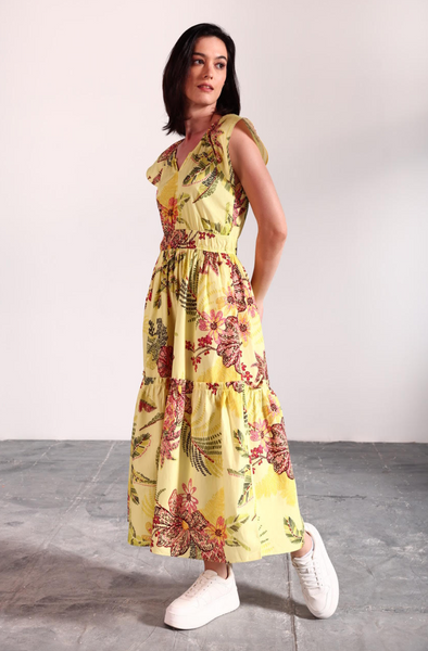Aria Dress -- Speckled Garden