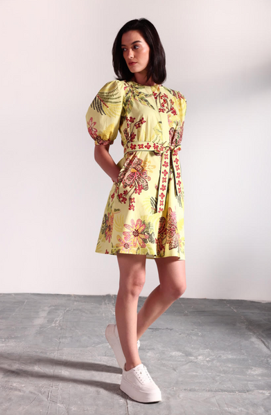 Skyla Dress -- Speckled Garden