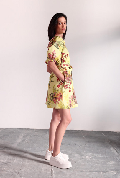 Skyla Dress -- Speckled Garden