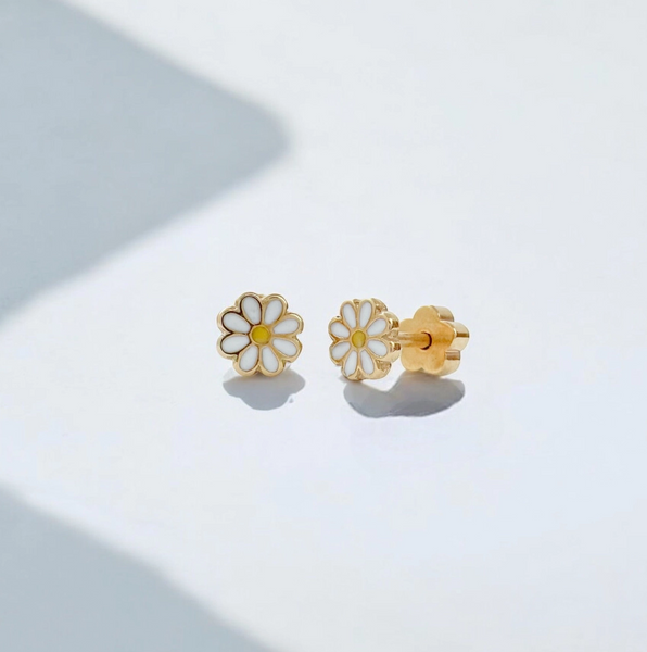 Daisies Tiny Stud Kids Earrings