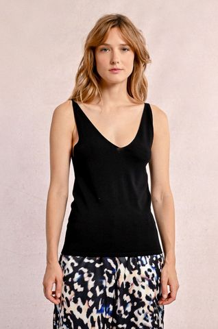Peony Tank -- Black