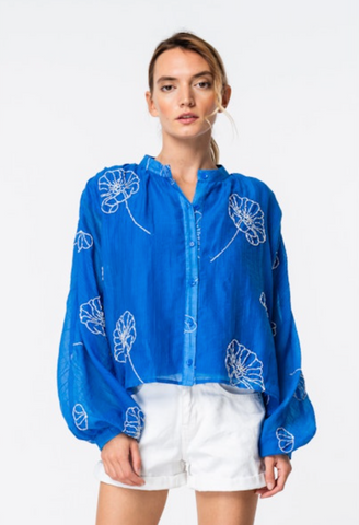 Alzena Top -- Blue