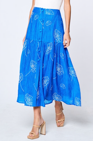 Laurena Skirt -- Blue