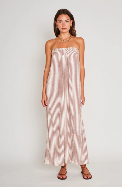 Rosalyn Dress -- Sedona Stripe