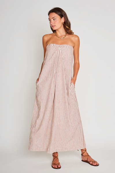 Rosalyn Dress -- Sedona Stripe