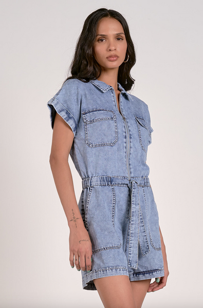Keilitza Romper -- Denim