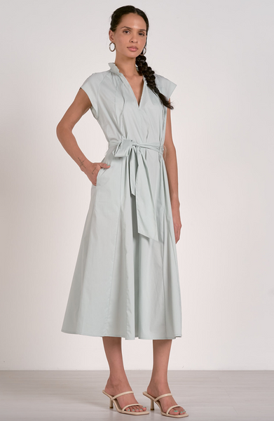 Riawna Dress -- Aqua