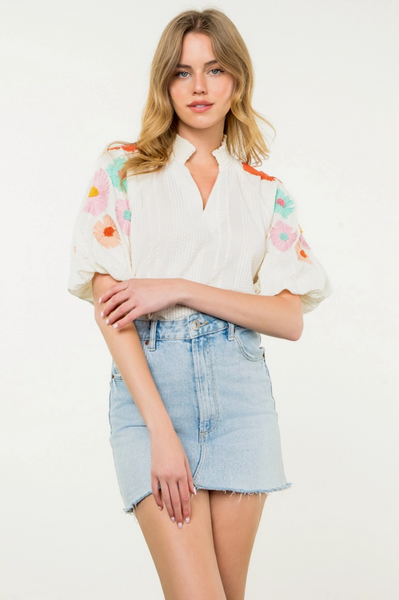 Maya Top -- Cream
