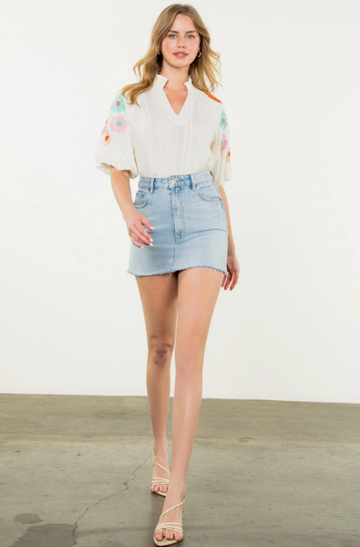Maya Top -- Cream