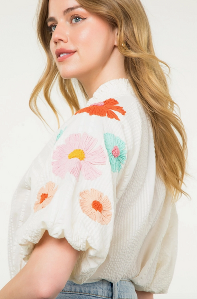 Maya Top -- Cream