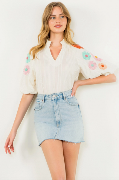 Maya Top -- Cream